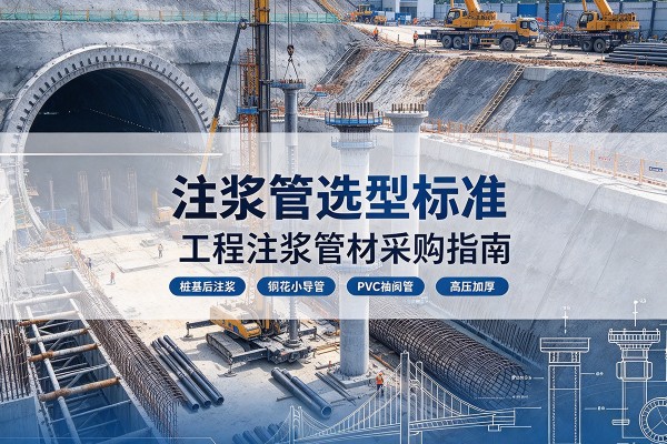 富顺注浆管选型标准