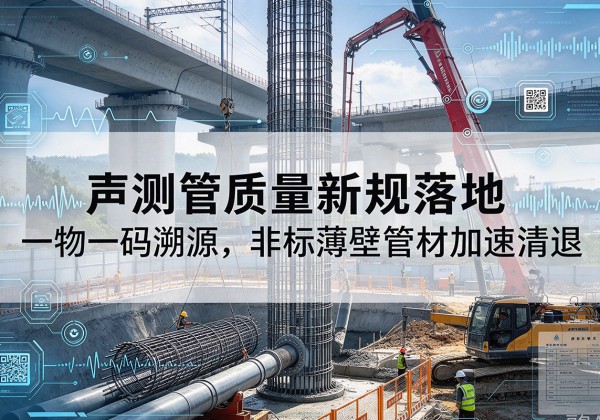 富顺声测管质量新规落地，一物一码溯源，非标薄壁管材加速清退